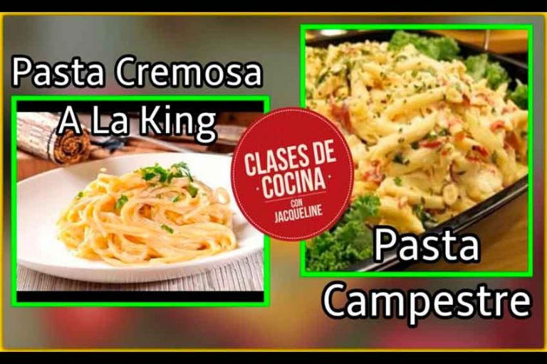 Preparando Pasta Cremosa A La King y Pasta Campestre