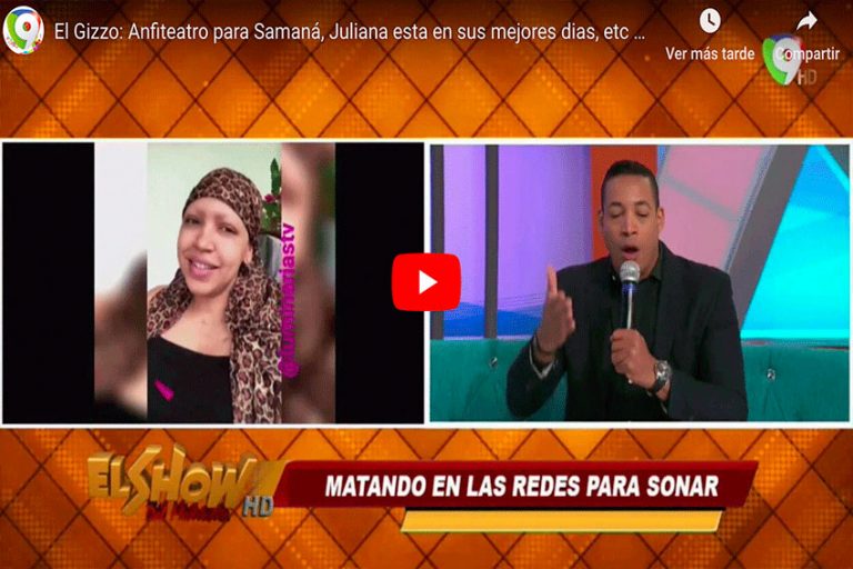 El Gizzo: Anfiteatro para Samaná, Juliana esta en sus mejores días
