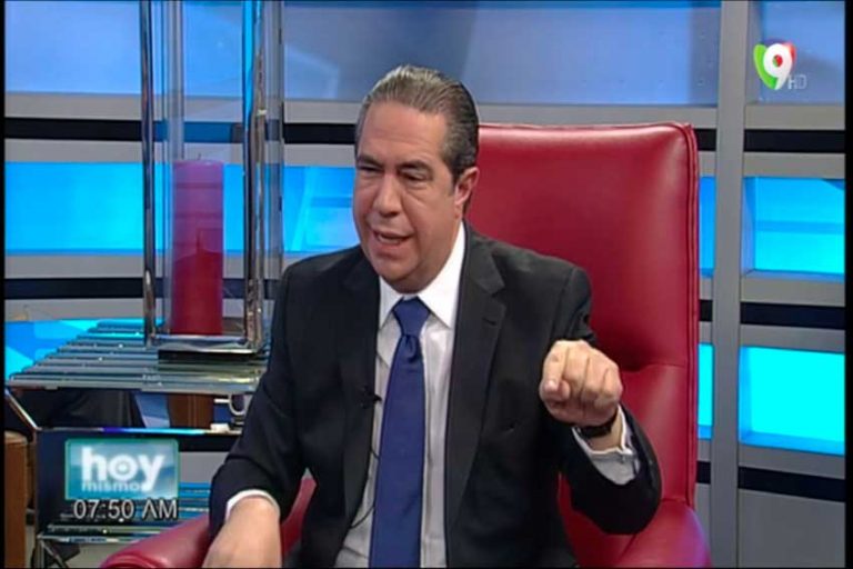 Entrevista al ministro de turismo y miembro del PLD Francisco Javier Garcia en Hoy Mismo