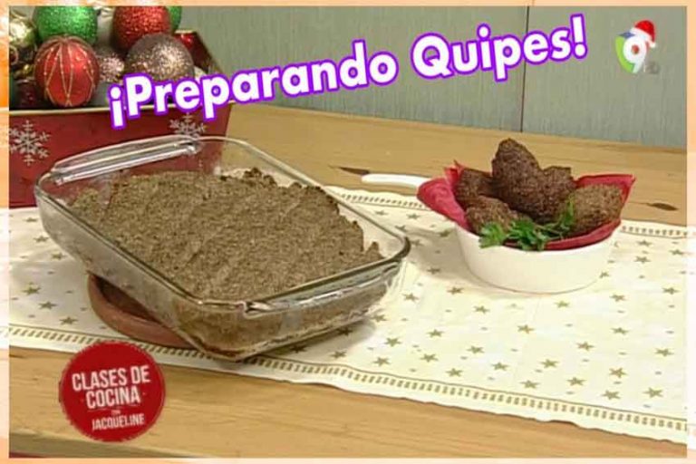 Hoy aprendemos a preparar Quipes y Quipe Horneado en Clases de Cocina con Jacqueline