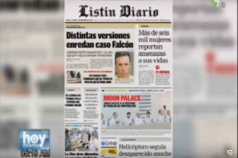 Informaciones en la portada de los periódicos en la mañana de hoy