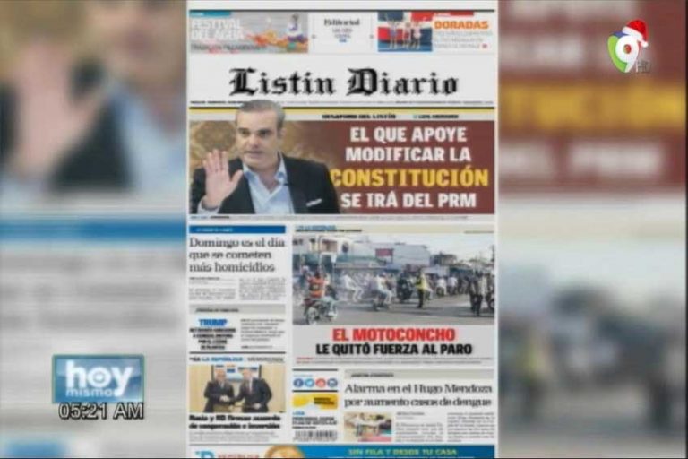 Entérate de las noticias con las principales portadas de los diarios de hoy 28 de Noviembre del 2018