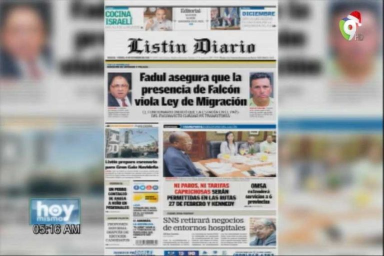 Resumen portada periódicos el día de hoy 30 Noviembre 2018