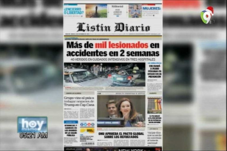 Entérate de las noticias con las principales portadas de los diarios de hoy 18 Diciembre del 2018