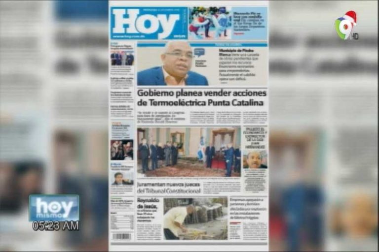 Entérate de las noticias con las principales portadas de los diarios de hoy 12 de Diciembre del 2018