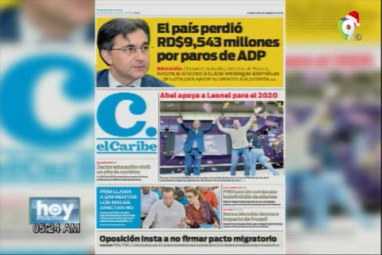 Entérate de las noticias con las principales portadas de los diarios de hoy 03 de Diciembre del 2018