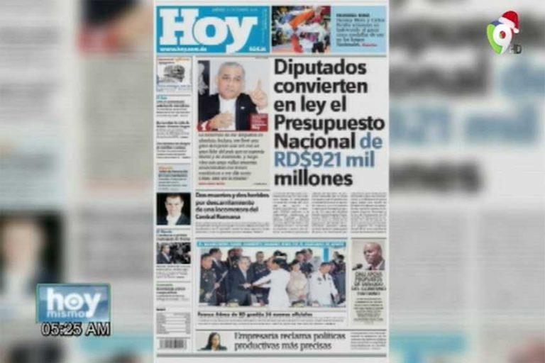 Entérate De Las Noticias Con Las Principales Portadas De Los Diarios De Hoy 13 De Diciembre Del 2018