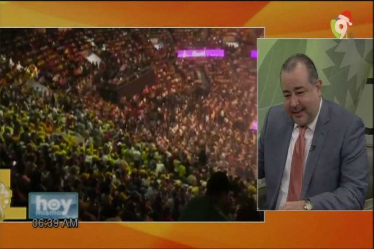 Conversando sobre el acto de Leonel Fernandez en La Gran Arena del Cibao