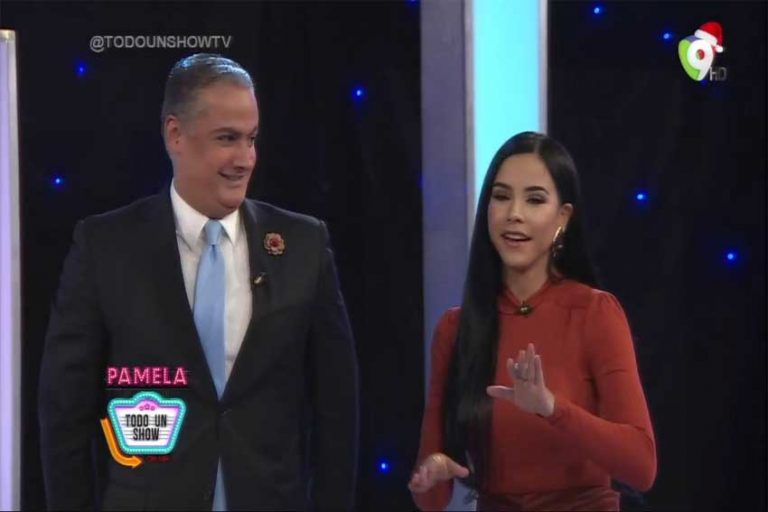 Jugando a «Tus Dados» con Denise Peña y Alberto Fiallo en Pamela Todo Un Show