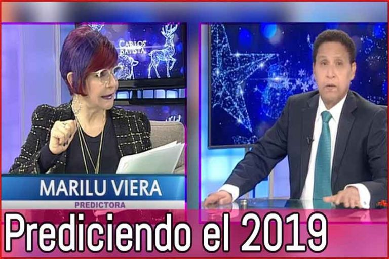 La vidente Marilu Viera predice el 2019 junto a Carlos Batista en Con Los Famosos