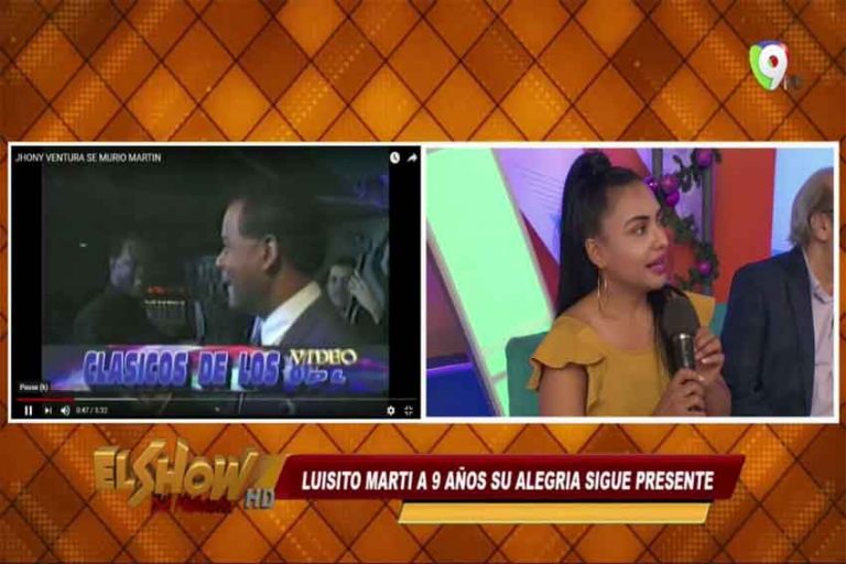 Luisito Martí a 9 años su alegría sigue presente