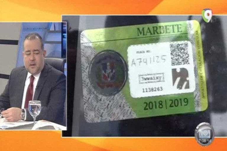 A partir de este martes se pagará RD$1,500 de recargo por marbete – Hoy Mismo