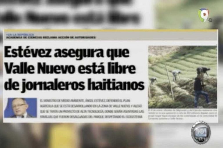 “Los haitianos están fuera del parque” Según el ministro de Medio Ambiente Ángel Estévez