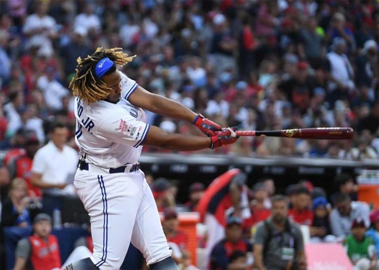 ¡Vladdy Jr. se convirtió en el jugador más joven en conectar más jonrones en la 1ra ronda del #HRDerby!