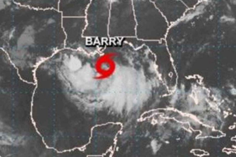 Se forma la tormenta tropical Barry antes de alcanzar EE.UU. como huracán