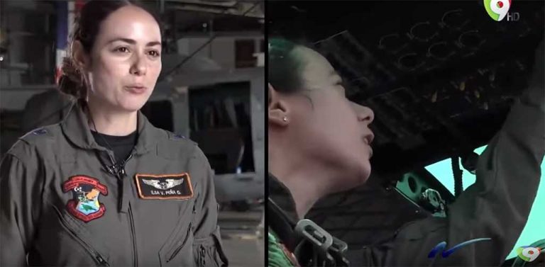 Mujeres Pilotos ejemplos en la Fuerza Aérea Dominicana – Nuria Piera