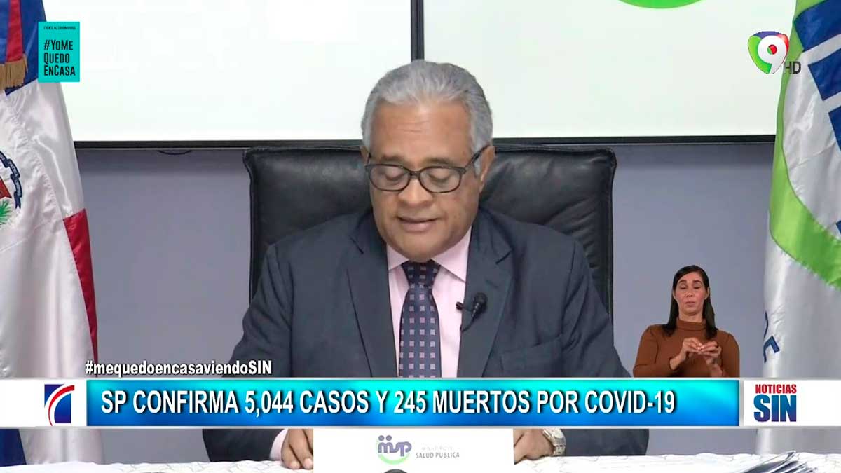 Boletín #33 de SP: 5,044 Casos –245 Fallecidos – 463 Recuperados