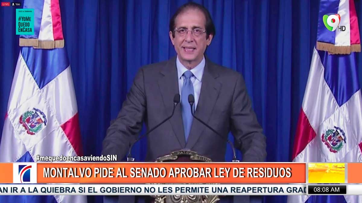 Montalvo pide al senado aprobar ley de residuos | El Despertador SIN