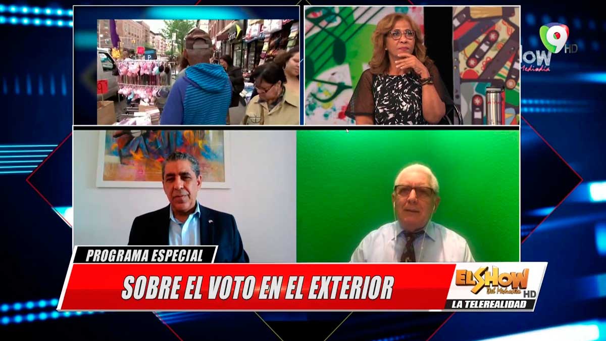 Programa sobre El Voto en el exterior con Invitados especiales | El Show del Mediodía