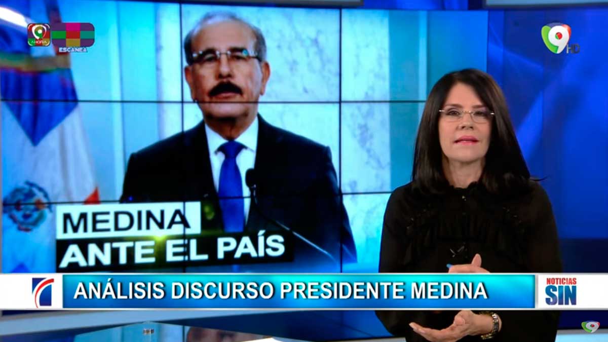 Análisis del Discurso del Presidente Medina por Alicia Ortega