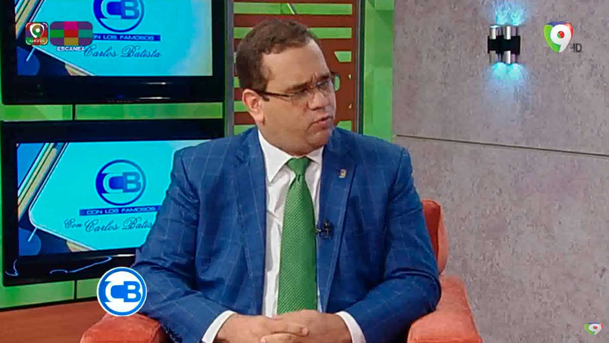 Dr Mario Núñez Ejecutivo de JCE en Con los Famosos