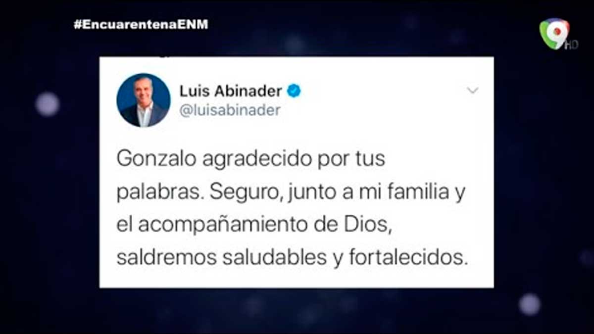 Luis Abinader y esposa han dado positivo ante COVID-19 | Esta Noche Mariasela