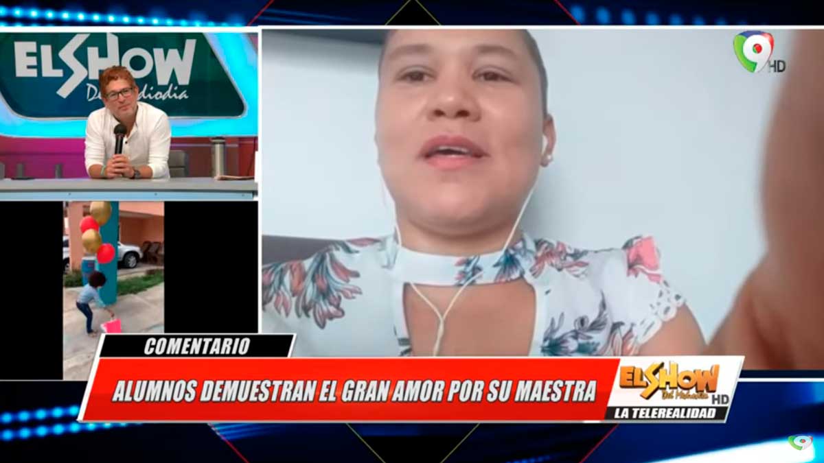 Maestra Ingrid Ureña, la mas querida por sus estudiantes | El Show del Mediodía