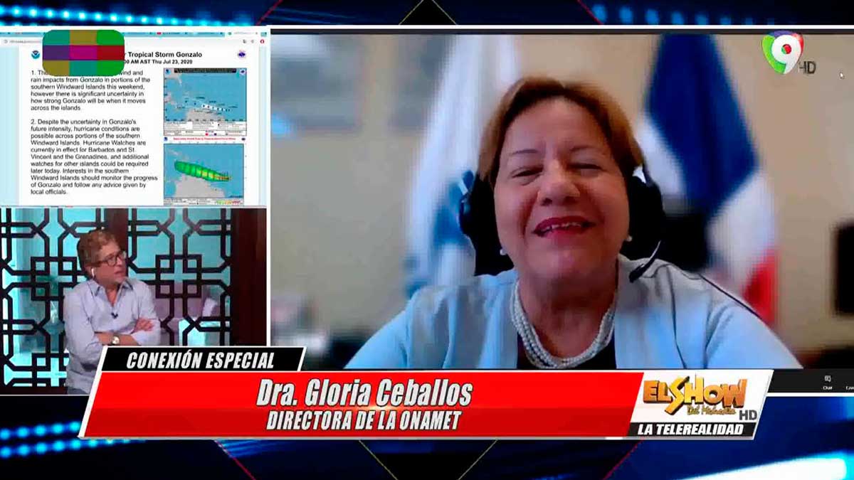 Ing. Gloria Ceballos: "Tormenta tropical Gonzalo se ha debilitado" | El Show del Mediodía