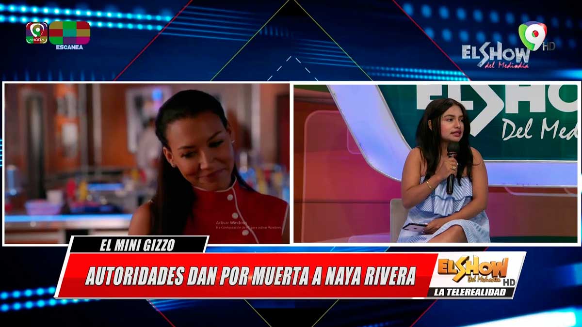 La actriz Naya Rivera es declarada muerta por las autoridades Americanas | El Show del Mediodía