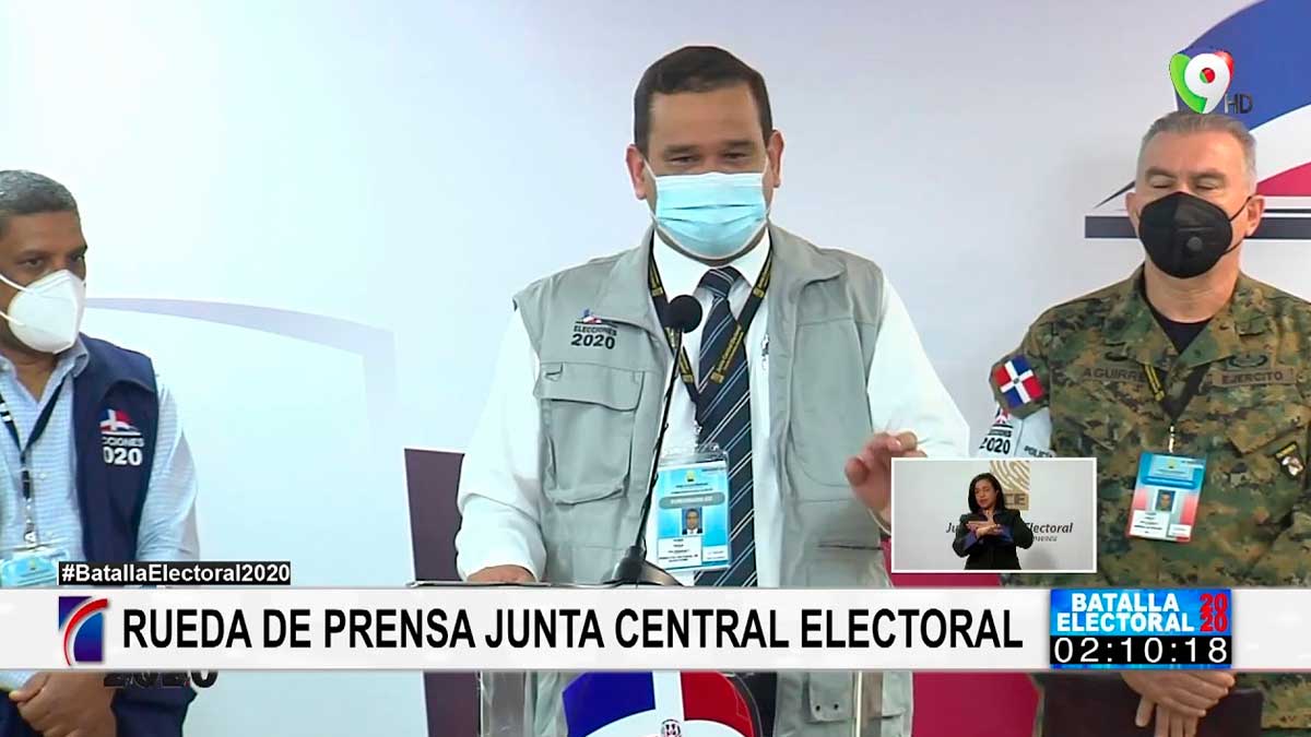 Rueda de prensa de JCE | Batalla Electoral 2020