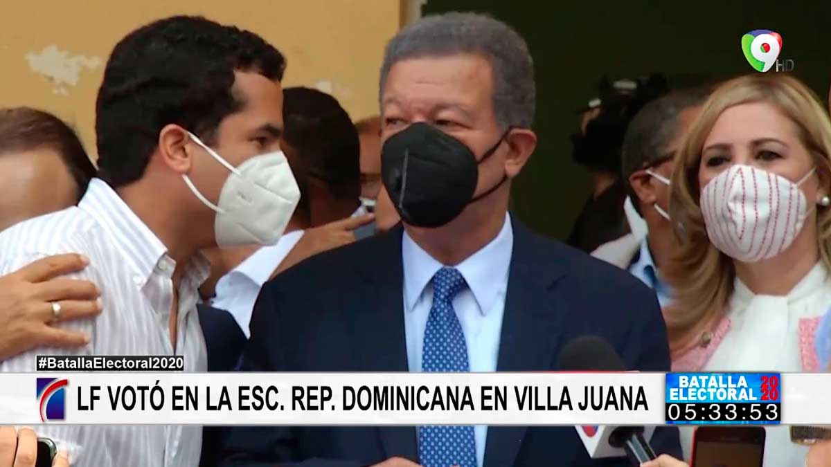 Leonel Fernández: “Hoy no hay hipótesis, hoy hay resultado esta noche” | Batalla Electoral 2020