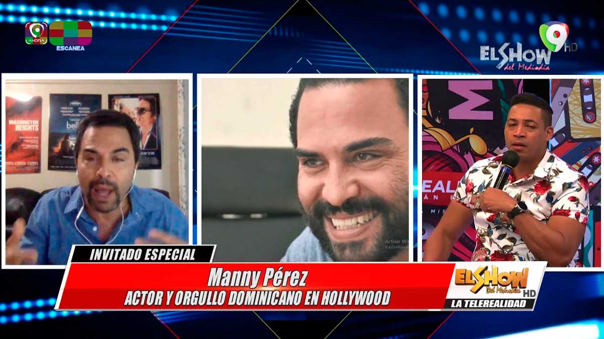 Manny Pérez Orgullo Dominicano en Hollywood | El Show del Mediodía