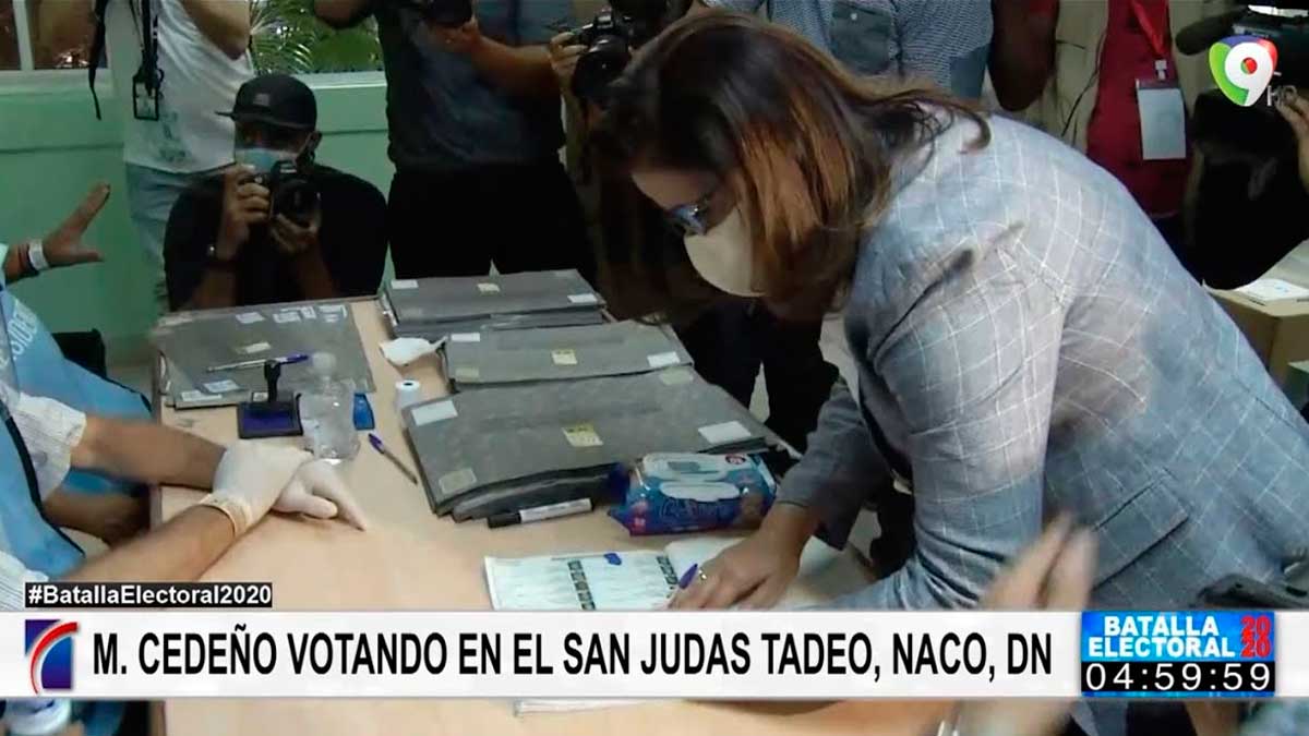 Margarita Cedeño ejerce en el San Judas Tadeo, en Naco (Distrito Nacional)