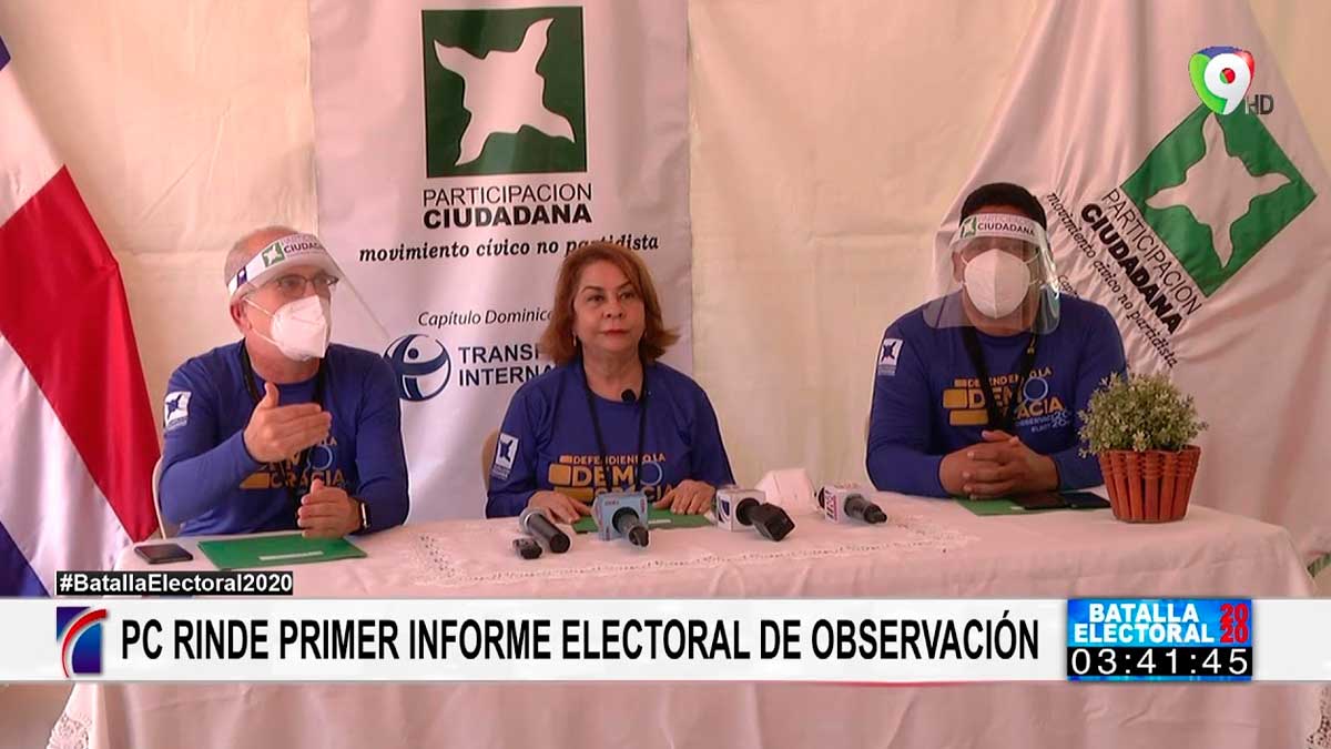 PC rinde primer informe electoral de observación | Batalla Electoral 2020