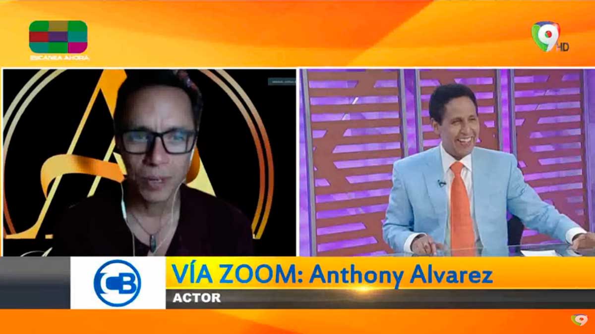 Actor Dominicano Anthony Alvarez en Con los Famosos