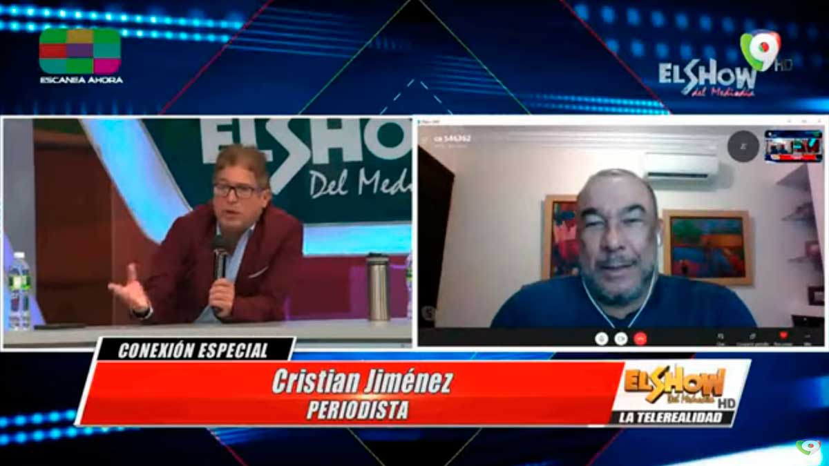 Cristian Jiménez Periodista: "El mensaje es claro para la corrupción pasada | El Show del Mediodía