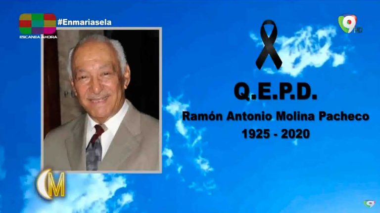 Fallecio el maestro Ramon Antonio Molina Pacheco – Esta Noche Mariasela