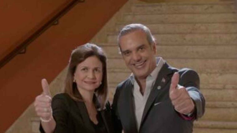 Luis Abinader y Raquel Peña asumen hoy las riendas del país