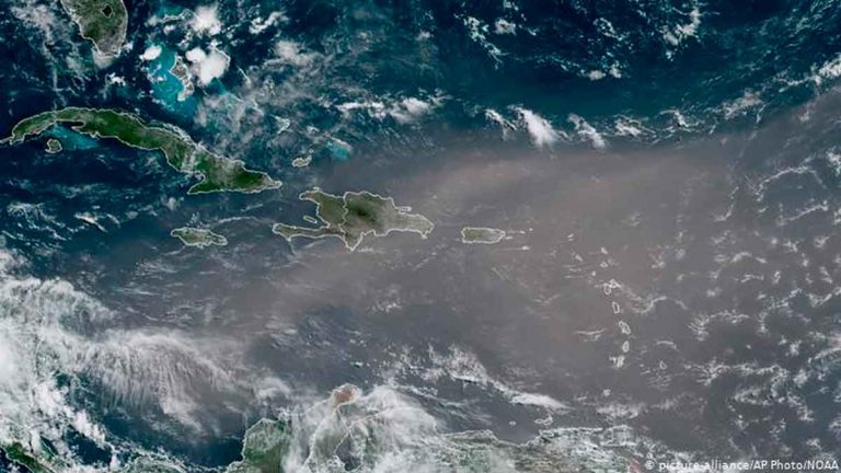 Onamet: Circulación anticiclónica y polvo del Sahara inciden sobre el país