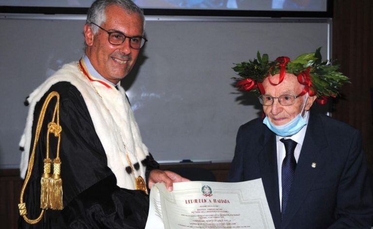 Giuseppe Paternò, el anciano que a sus 97 años se graduó en la universidad