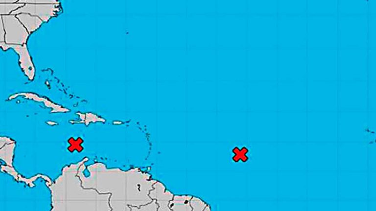 Dos ondas tropicales podrían convertirse en ciclones en el Caribe
