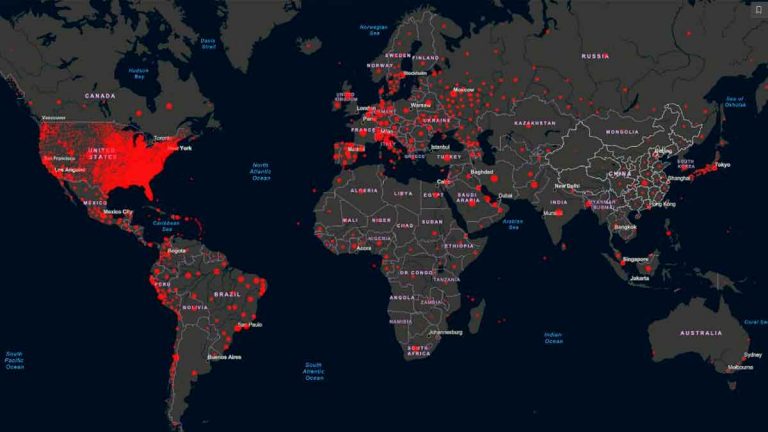 Los casos de coronavirus a nivel mundial superan los 23,5 millones