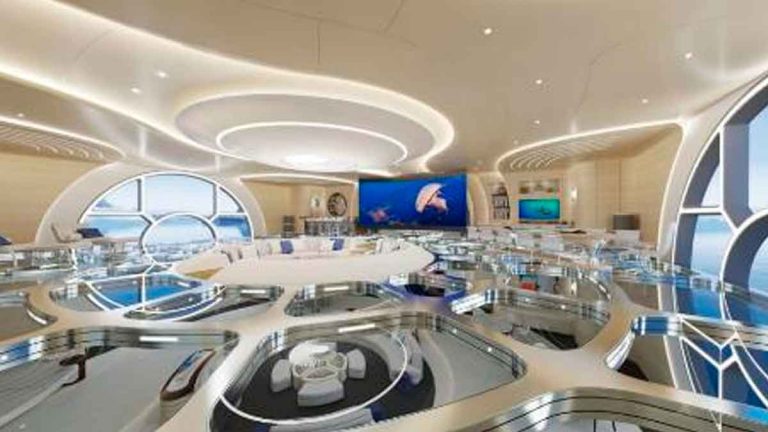 Thor Explore, un yate futurista con acuario interior y helipuerto