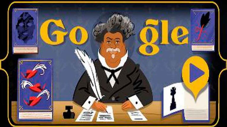 Google dedica su doodle a Alejandro Dumas y El Conde de Montecristo