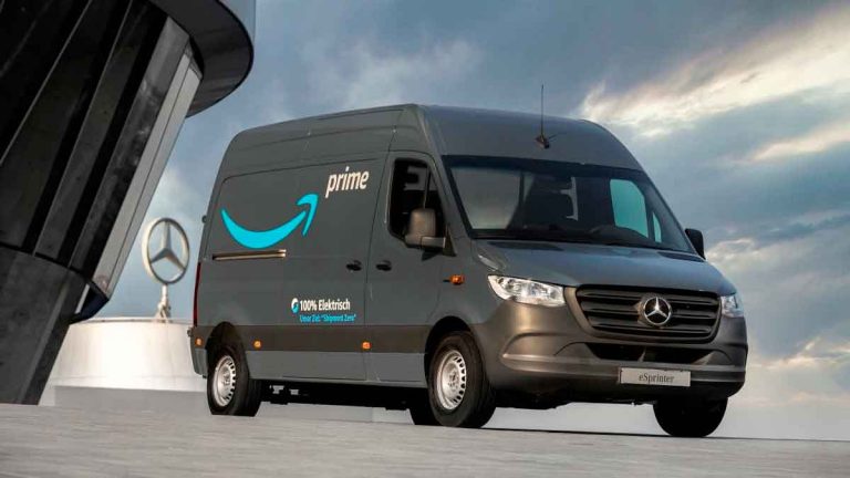 Amazon compra 1.800 furgonetas eléctricas a Mercedes para reducir emisiones