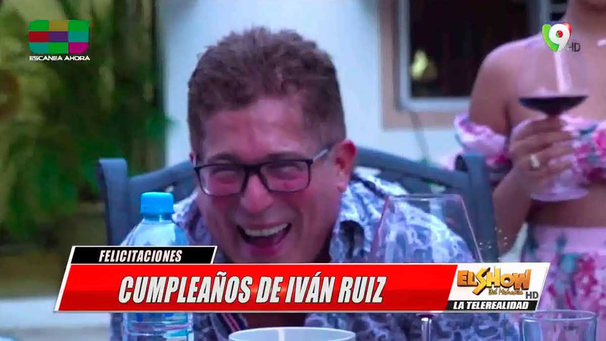 Iván Ruiz celebra por todo lo alto con sus amigos más cercanos | El Show del Mediodía