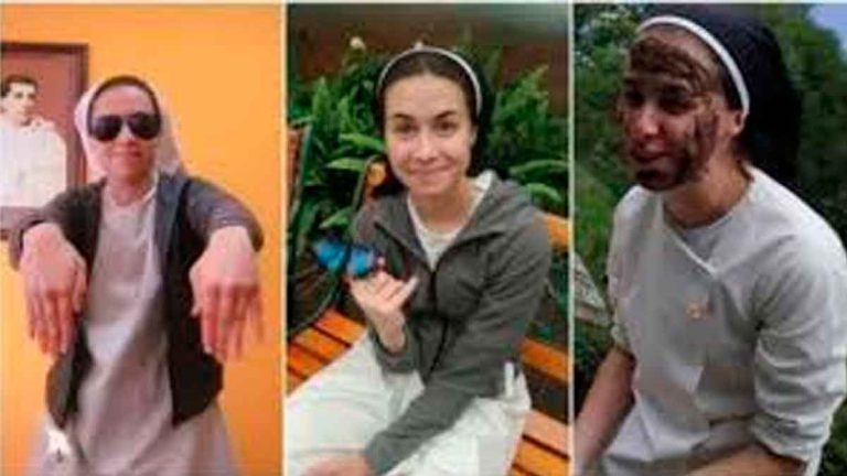 Josefina, la joven monja que es furor en Tik Tok