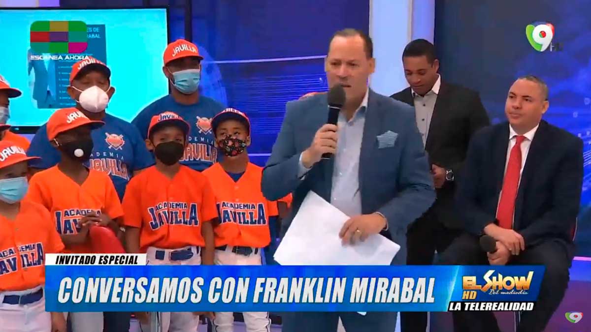 Franklin Mirabal está en Pelota estrenando nuevas frases | El Show del Mediodía