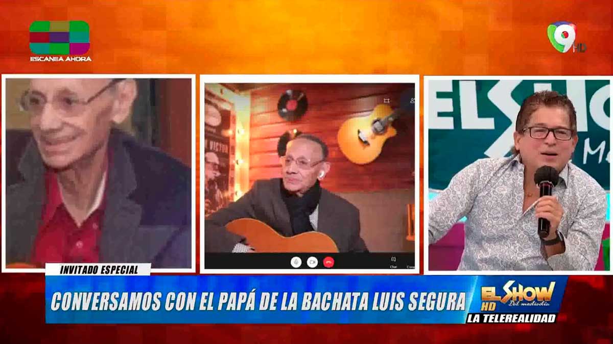 Luis Segura el papá de la Bachata y Gloria de la música Dominicana | El Show del Mediodía