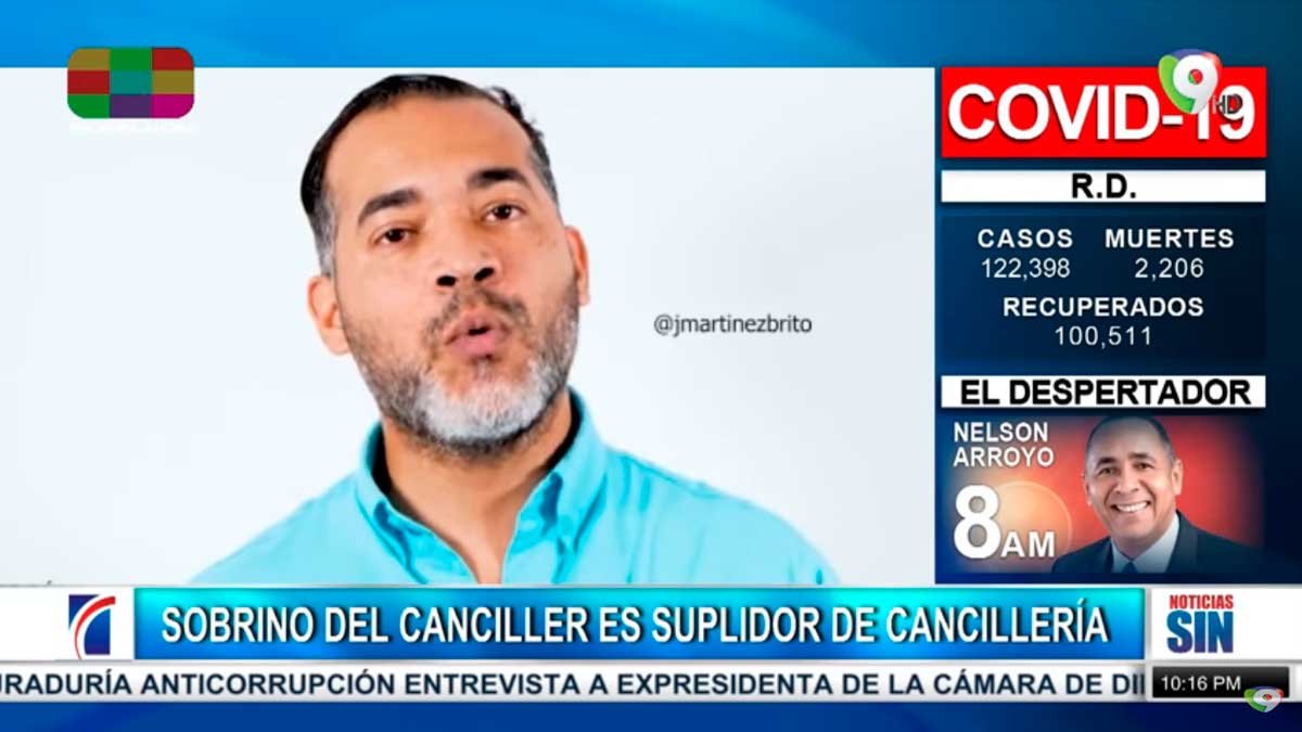 Sobrino de canciller es suplidor de la cancillería | Noticias SIN